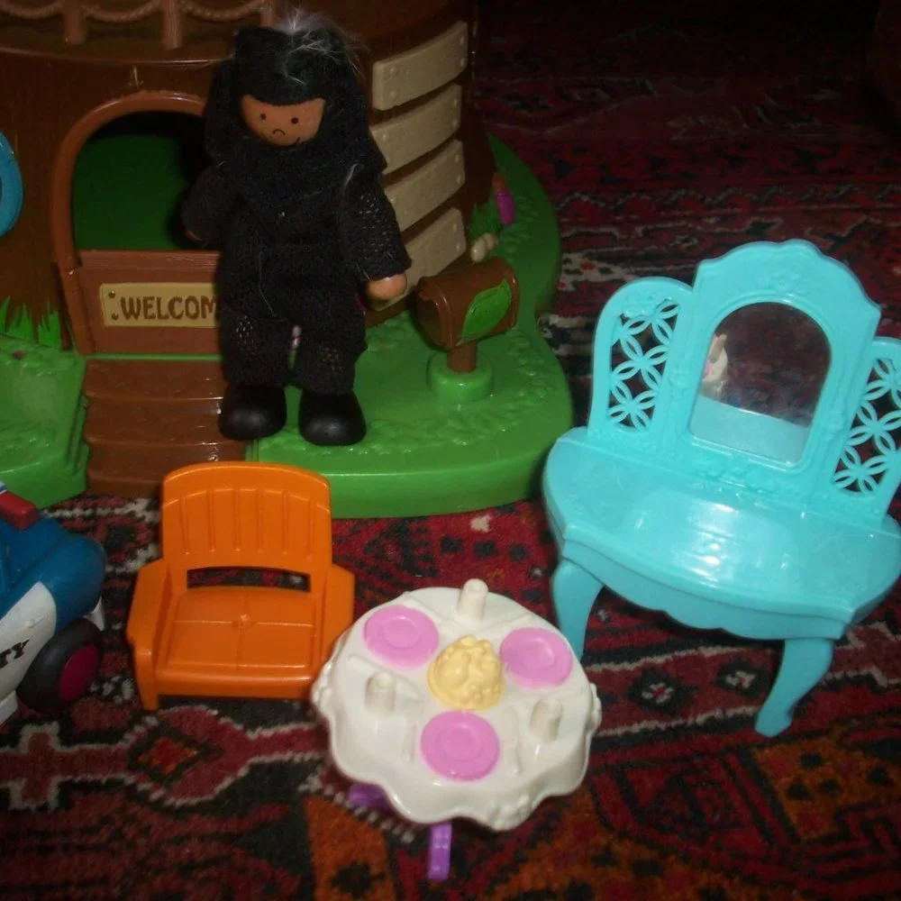 Li’l Woodzeez Acorn Treehouse Playset House Toy Incomplete but w/ Extra Pieces - Picture 8 of 10